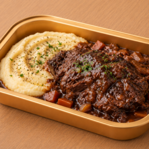 Red Wine Braised Wagyu Beef Cheek with Mashed Potatoes｜紅酒慢煮和牛面頰配薯蓉