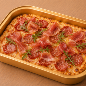 Parma Ham & Salami Pizza｜巴馬火腿及沙樂美腸薄餅