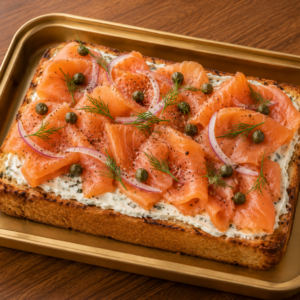 Smoked Salmon & Cream Cheese Bruschetta｜煙三文魚忌廉芝士意式多士