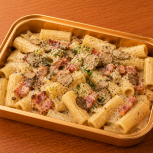Truffle Rigatoni Carbonara | 黑松露卡邦尼粗管粉