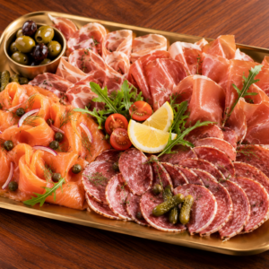 Smoked Salmon, Parma Ham & Cold Cut Platter | 煙三文魚, 巴馬火腿及凍肉拼盤