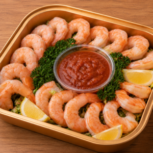 Chilled Cocktail Prawns with Classic Sauce｜經典雞尾酒冷蝦配特調醬汁