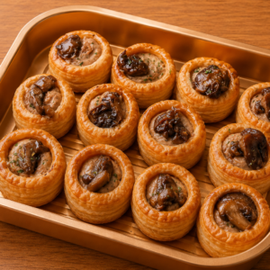 Duck Liver Pâté with Caramelised Onion Vol-au-Vent｜鴨肝醬配焦糖洋蔥酥皮盒