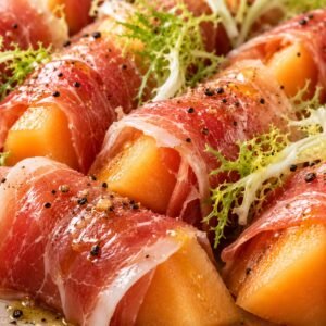 24 MONTHS PARMA HAM WITH CANTALOUPE MELON | 24個月熟成巴馬火腿配哈密瓜