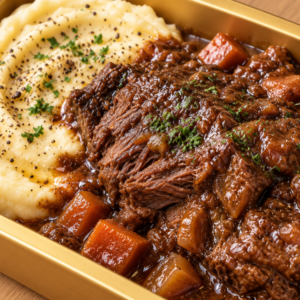 RED WINE BRAISED WAGYU BEEF CHEEK WITH MASHED POTATOES | 紅酒慢煮和牛面頰配薯蓉