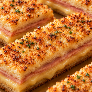HAM & CHEDDAR CHEESE FINGER SANDWICH | 扒火腿及車打芝士手指三文治